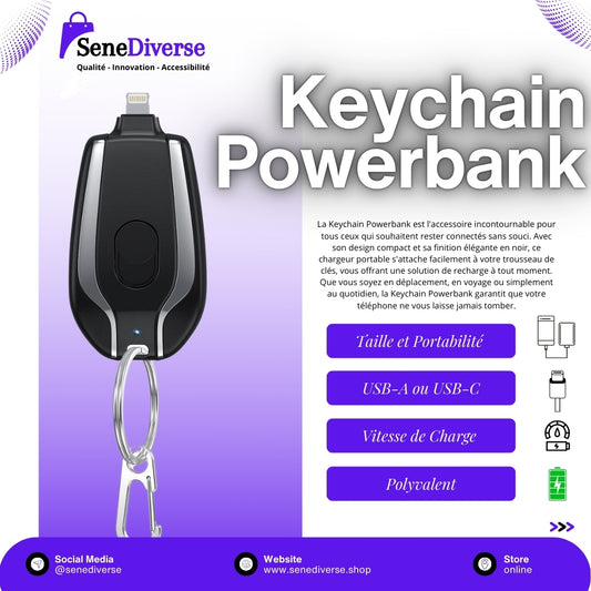 Keychain Powerbank( iphone & Samsung)