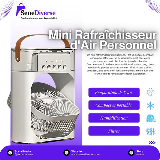 Mini Rafraîchisseur d'Air Personnel